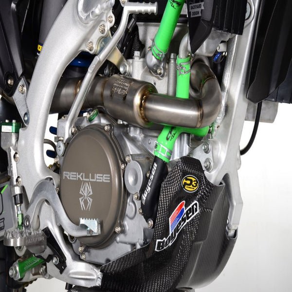 P3 Carbon Fiber Skid Plate For Kawasaki KX450F (16 - 18) | 306071 - MojoMotoSport.com