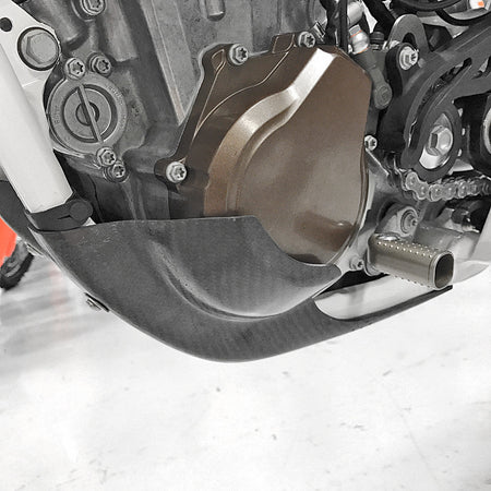 P3 Carbon Fiber Skid Plate For KTM/ HUS | 301079 - MojoMotoSport.com