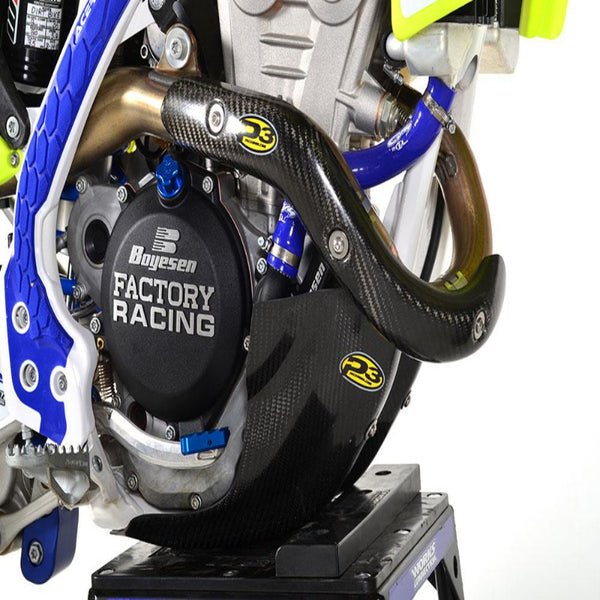 P3 Carbon Fiber Skid Plate For KTM/GasGas/HUS | 301096 - MojoMotoSport.com
