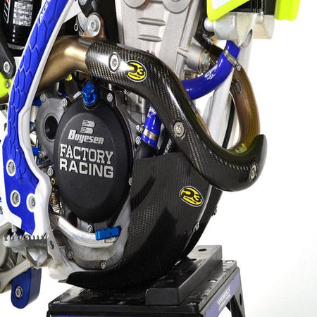 P3 Carbon Fiber Skid Plate For KTM/GasGas/HUS | 301096 - MojoMotoSport.com