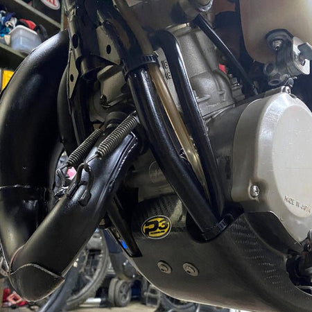 P3 Carbon Fiber Skid Plate For YAM YZ85 (19 - 23) | 307030 - MojoMotoSport.com
