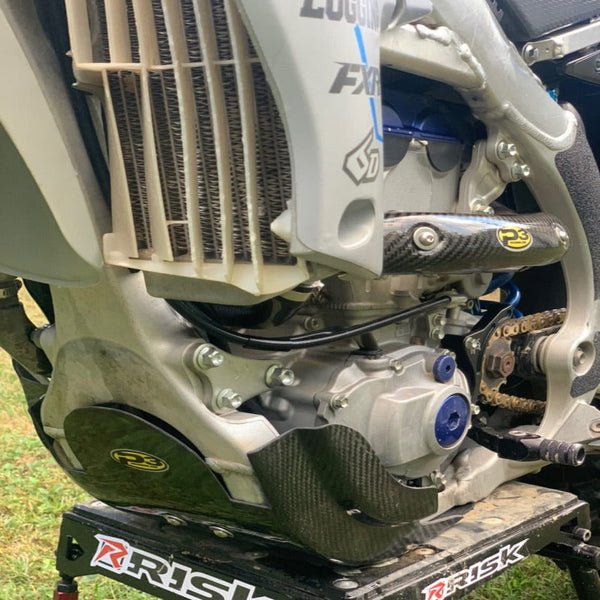 P3 Carbon Fiber Skid Plate For Yamaha | 307074 - MojoMotoSport.com