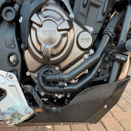 P3 Carbon Fiber Skid Plate For Yamaha Tenere 700 (19 - 22) | 307090 - MojoMotoSport.com