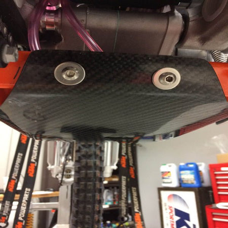 P3 Carbon Fiber Skid Plate KTM | 301062 - MojoMotoSport.com