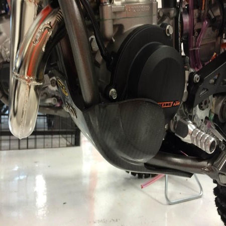 P3 Carbon Fiber Skid Plate KTM & HUS | 301030 - MojoMotoSport.com