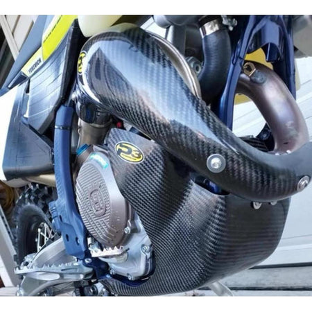 P3 Carbon Fiber Skid Plate KTM & HUS | 301090 - ORG - MojoMotoSport.com