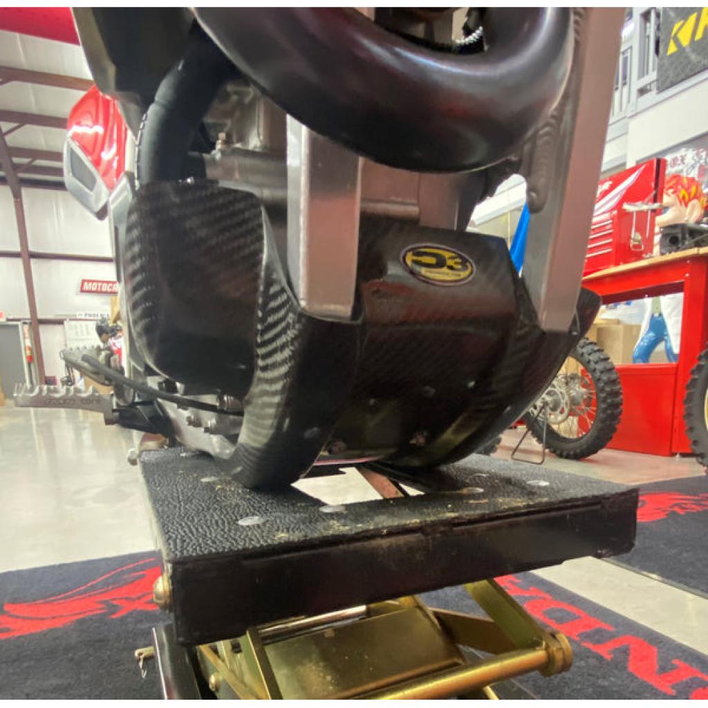 P3 SKID PLATE CARBON FIBER Honda CRF250 R/RX (22 - 23) | 305076 - MojoMotoSport.com