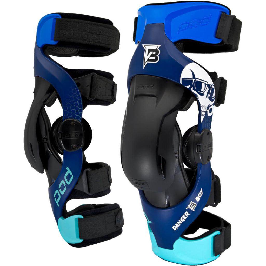 POD K4 2.0 DB238 "Danger Boy" Limited Edition Knee Braces - MojoMotoSport.com
