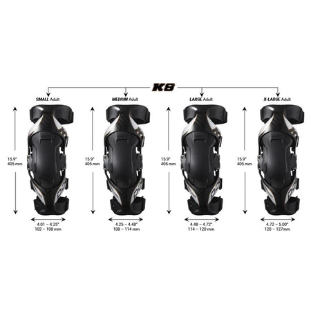 POD K8 2.0 Forged Carbon Knee Braces - MojoMotoSport.com