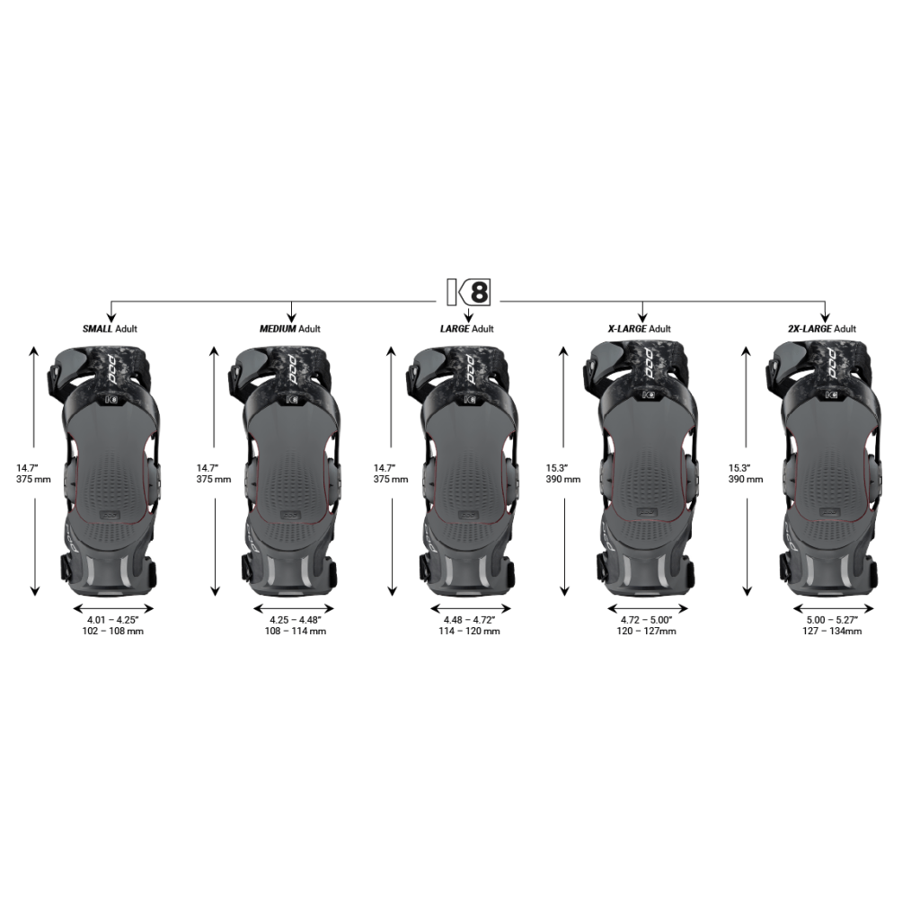 POD K8 3.0 Forged Carbon Knee Braces - MojoMotoSport.com