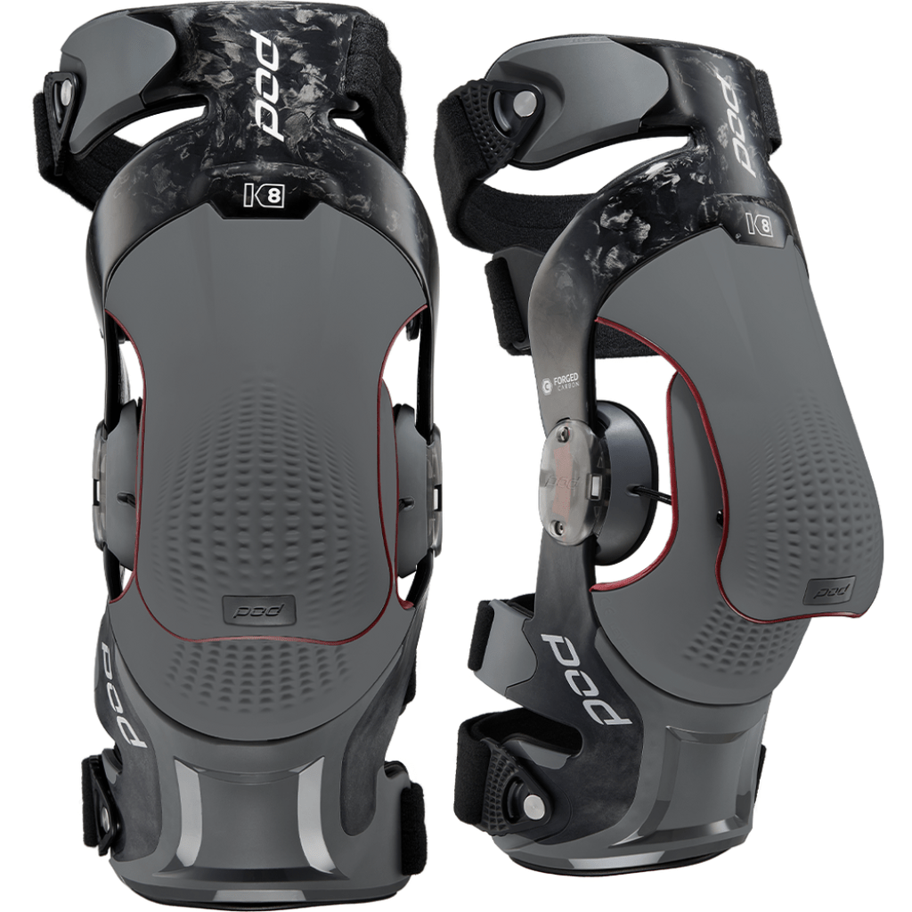 POD K8 3.0 Forged Carbon Knee Braces - MojoMotoSport.com