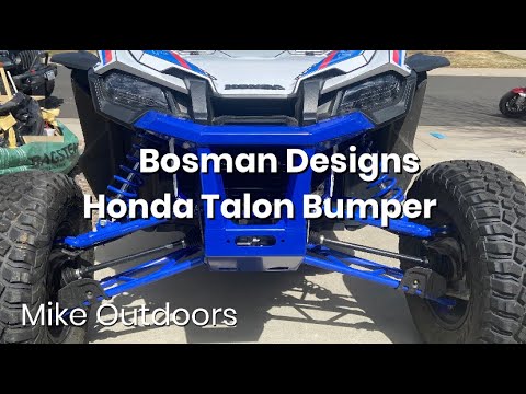Bosman Designs Full Width Front Bumper Honda Talon 2019-2021 | BDSXS-H008