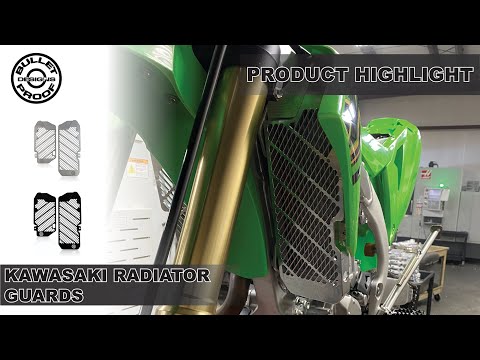 Skudsikker design - kawasaki radiatorskærme | kaw-rg-16