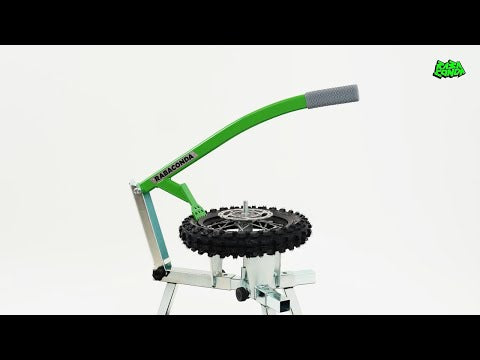 Minidesmontadora de neumáticos Rabaconda para ruedas de 10-17"