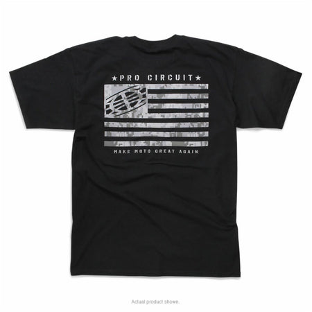 Pro Circuit 20 Flag T-Shirt - Black | 6411810 - MojoMotoSport.com
