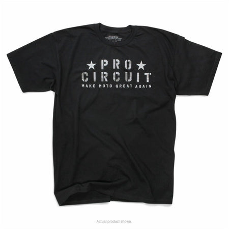 Pro Circuit 20 Flag T-Shirt - Black | 6411810 - MojoMotoSport.com