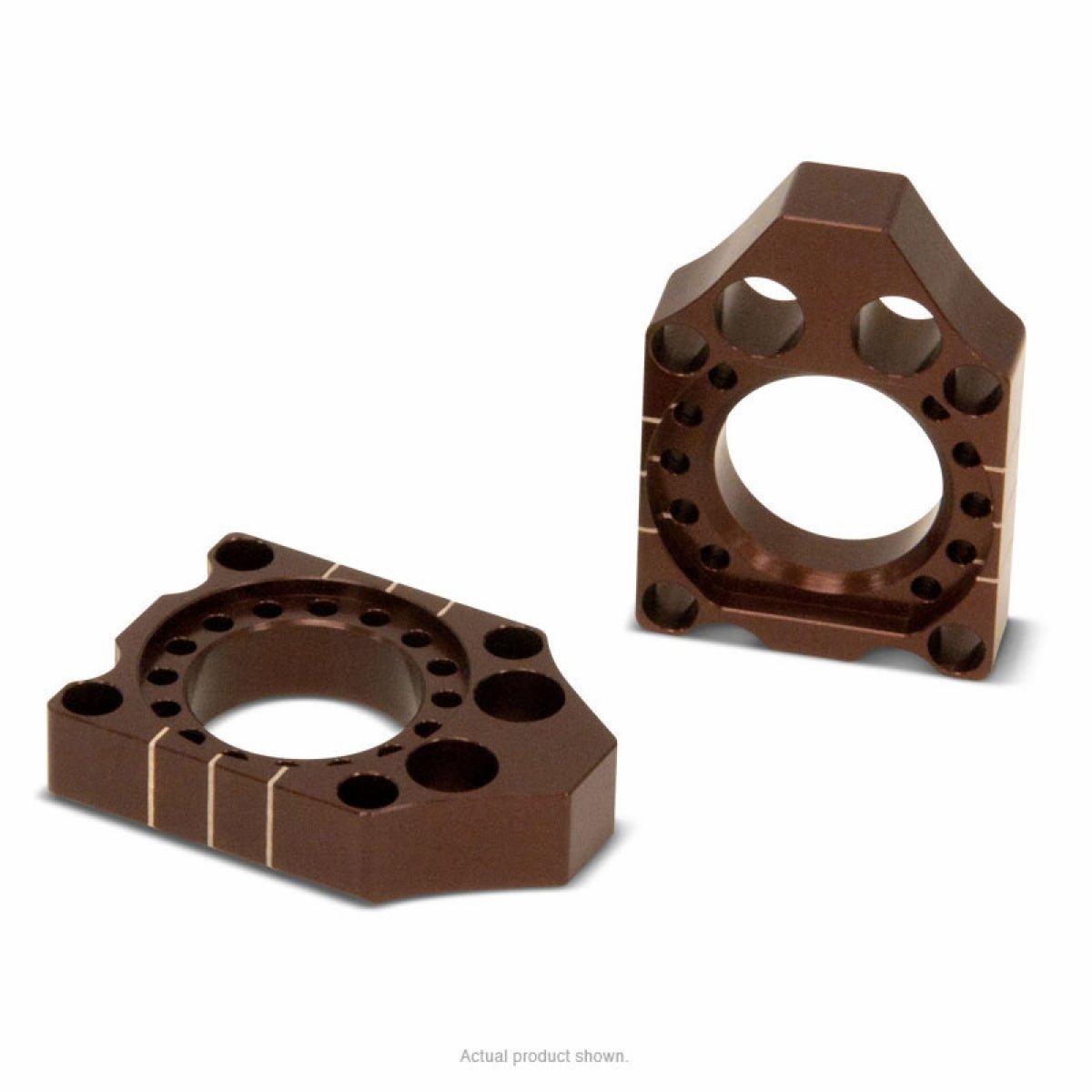 Pro Circuit Axle Blocks Brown - Kawasaki/Suzuki | KAB03 - MojoMotoSport.com
