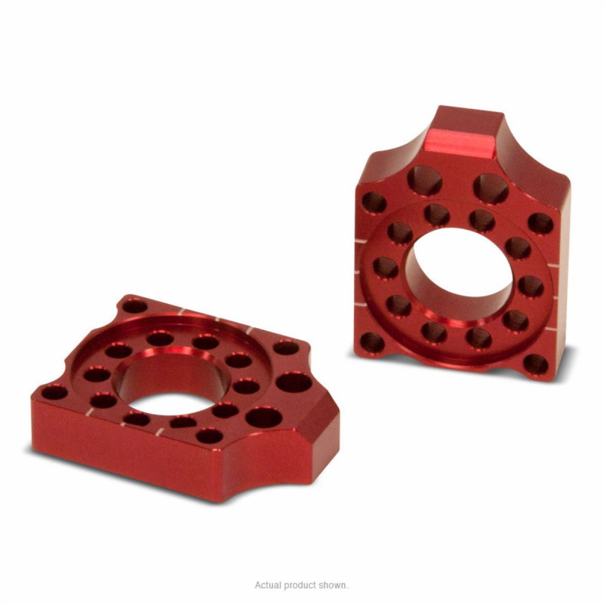 Pro Circuit Axle Blocks Red - Honda CRF 150R | HAB07 - MojoMotoSport.com