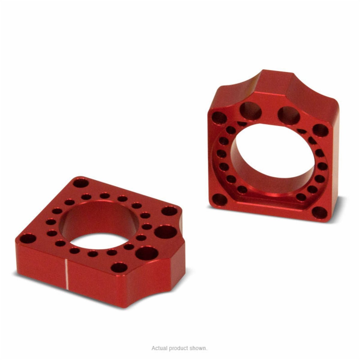 Pro Circuit Axle Blocks Red - Honda CRF250R 2009 - 2025, CRF450R 2009 - 2025 | HAB09 - MojoMotoSport.com