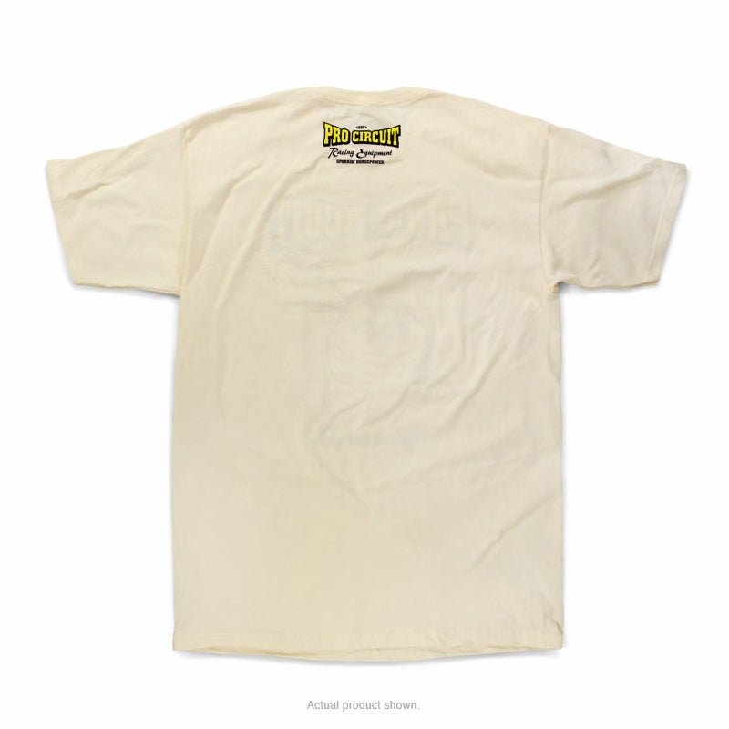Pro Circuit Spark Plug T-Shirt - Cream | 6431750 - MojoMotoSport.com