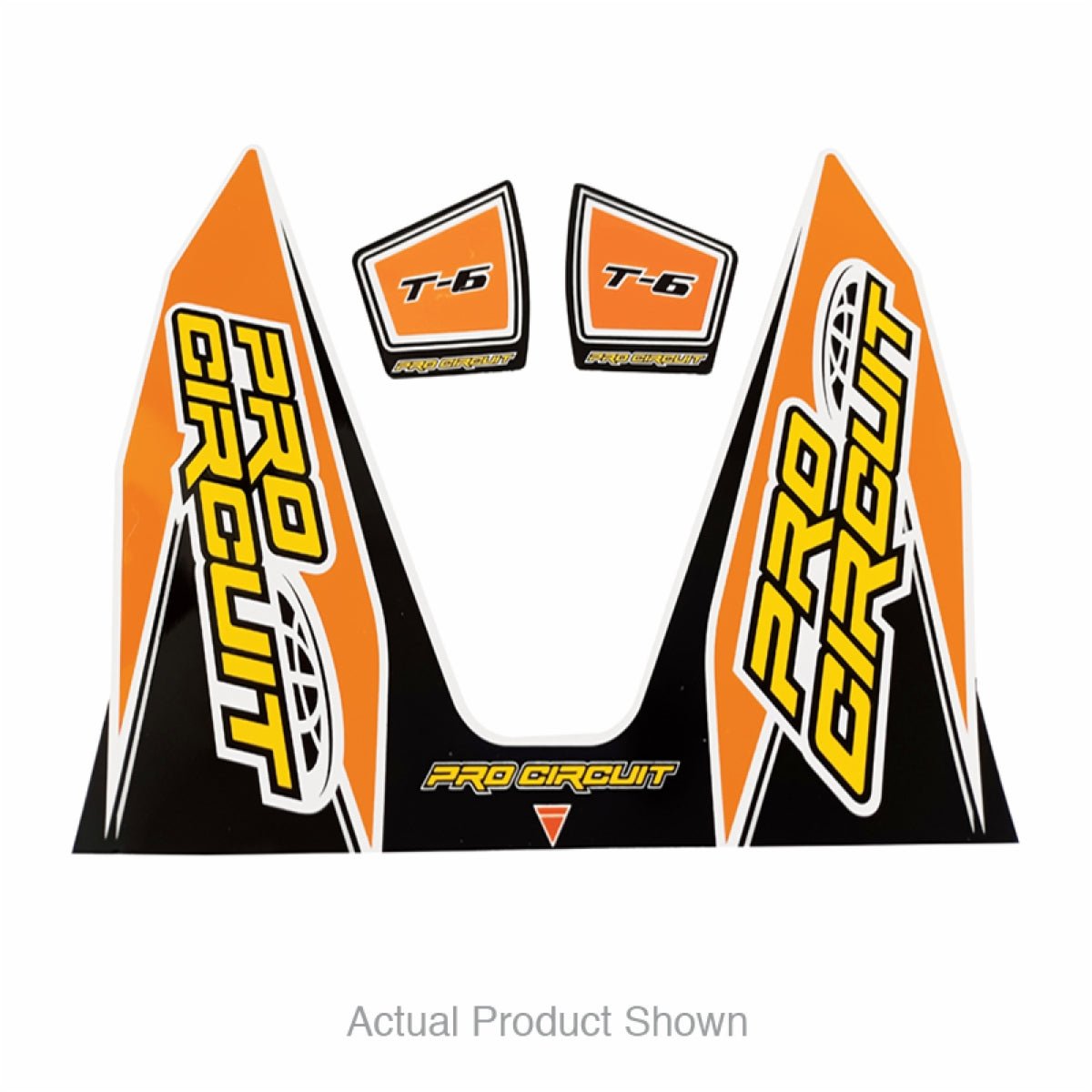 Pro Circuit T - 6 Decal - Orange | DC22T6 - ORANGE - MojoMotoSport.com