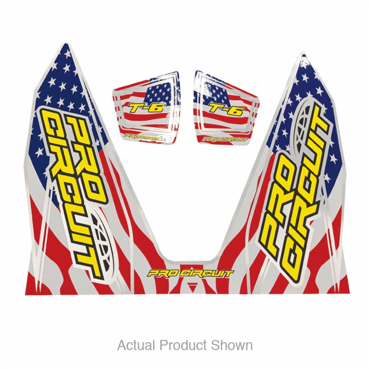 Pro Circuit T - 6 Decal - Stars and Stripes | DC22T6 - SS - MojoMotoSport.com