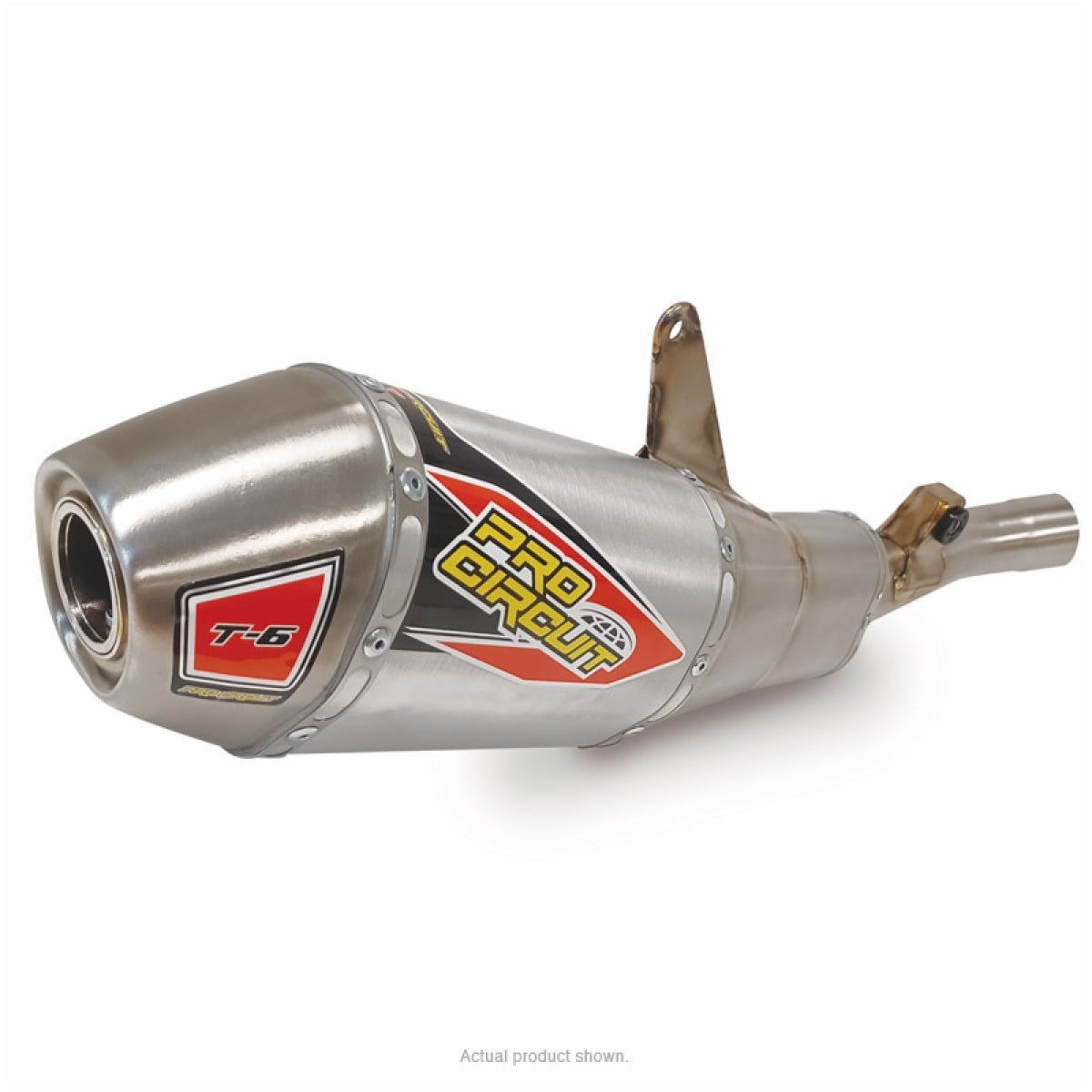 Pro Circuit T - 6 Slip - On Muffler - Honda CRF250R 2022 | 0112225A - MojoMotoSport.com