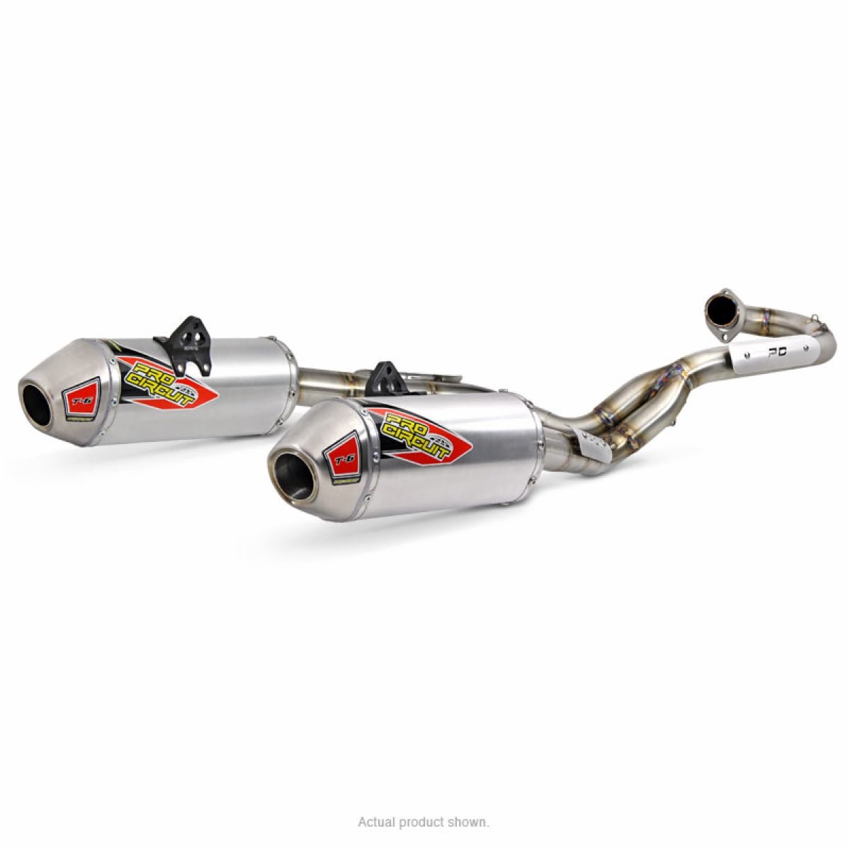 Pro Circuit Ti - 6 Complete Titanium Exhaust System - Dual - Yamaha Raptor 700R 2015 - 2020 | 5631570G2 - MojoMotoSport.com