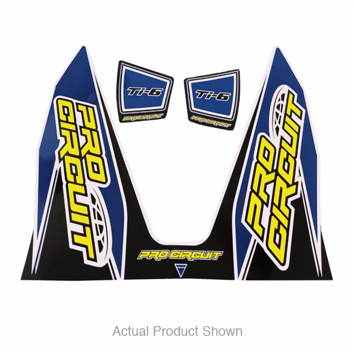 Pro Circuit Ti - 6 Decal - Dark Blue | DC22TI6 - DB - MojoMotoSport.com