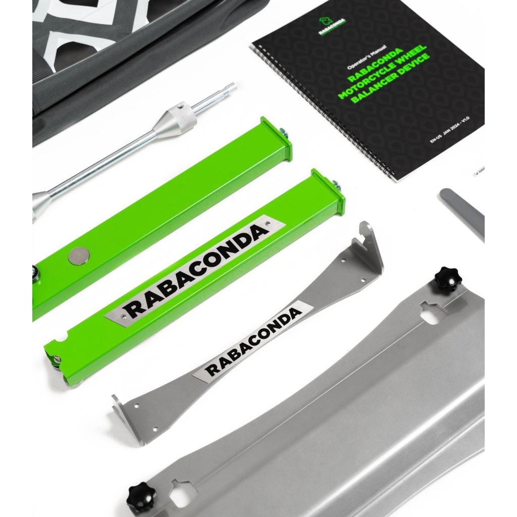 Rabaconda Motorcycle Wheel Truing Balance Stand - MojoMotoSport.com