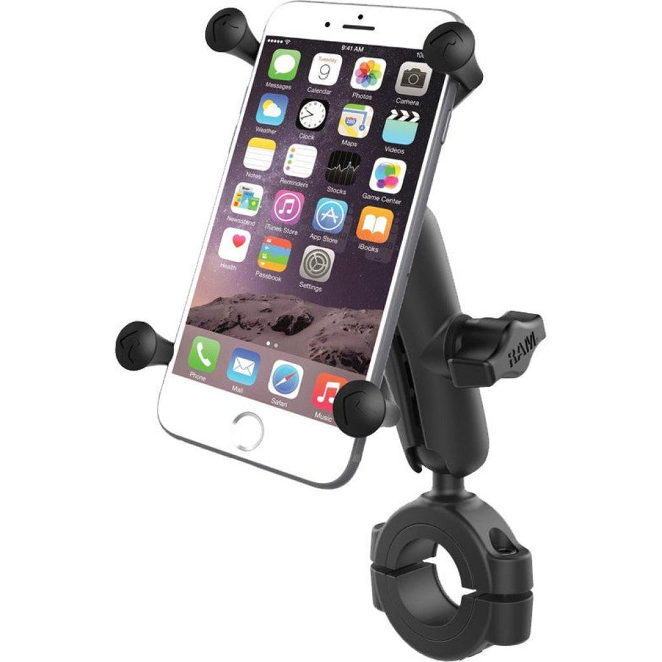 Ram X - Grip Large Phone Mount w/ Torque Large Rail Base - Medium Arm | RAM - B - 408 - 112 - 15 - UN1 [RETURNED] - MojoMotoSport.com