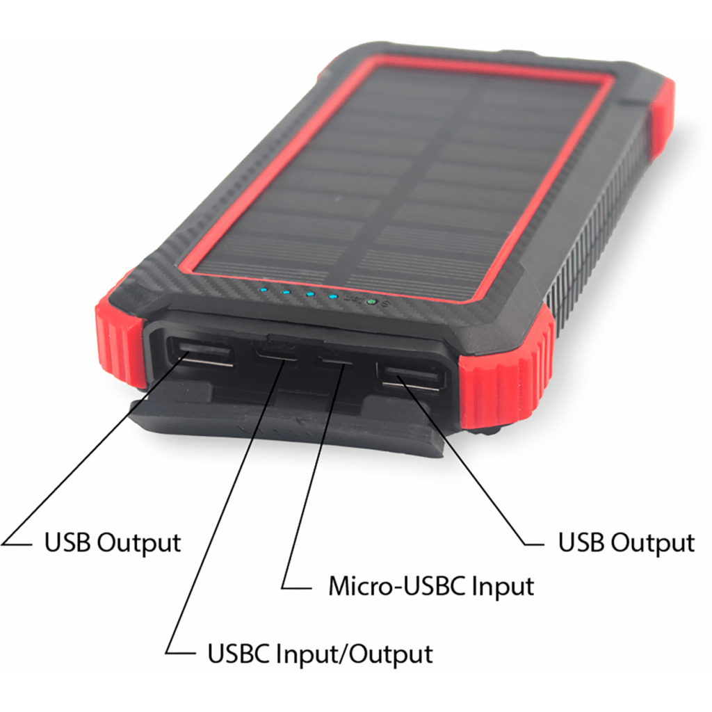 RidePower Wireless Solar Power Bank | RPPBWIRELESS10K - MojoMotoSport.com