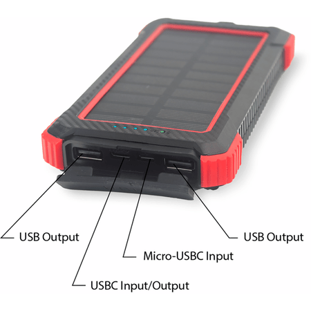 RidePower Wireless Solar Power Bank | RPPBWIRELESS10K - MojoMotoSport.com