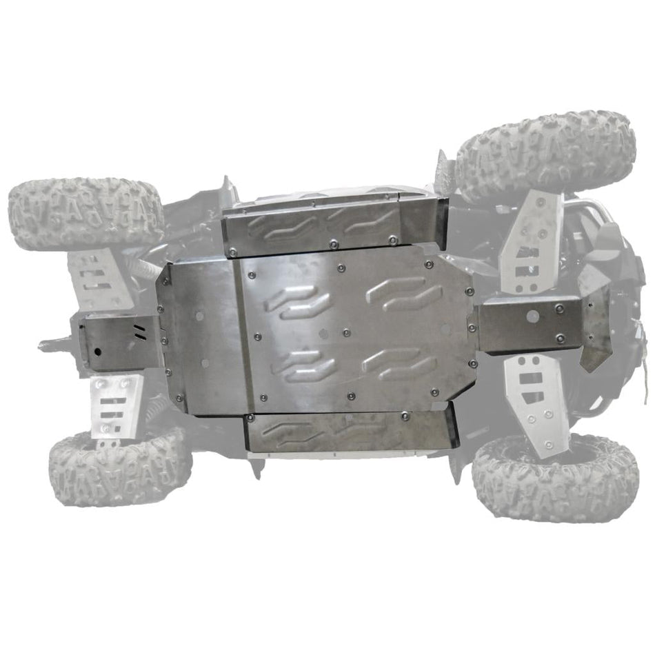 Rival Powersports Central Skid Plate Alloy CF - MOTO ZFORCE 800 EX | 2444.8140.1 - MojoMotoSport.com