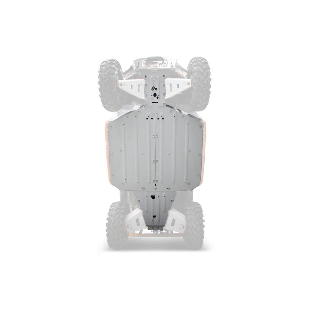 Rival Powersports Central Skid Plate Alloy Polaris Ranger | 2444.7448.1 - MojoMotoSport.com