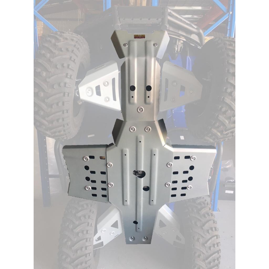 Rival Powersports Central Skid Plate Alloy Yamaha YFM450FA/KP Kodiak | 2444.7153.1 - MojoMotoSport.com