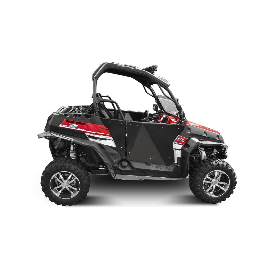 Rival Powersports Half Doors CF - MOTO ZFORCE 800 Trail | 2444.6863.1 - MojoMotoSport.com