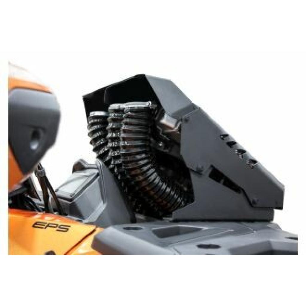 Rival Powersports Radiator Relocator Kit With Snorkel CF - MOTO | 2444.8114.1 - MojoMotoSport.com