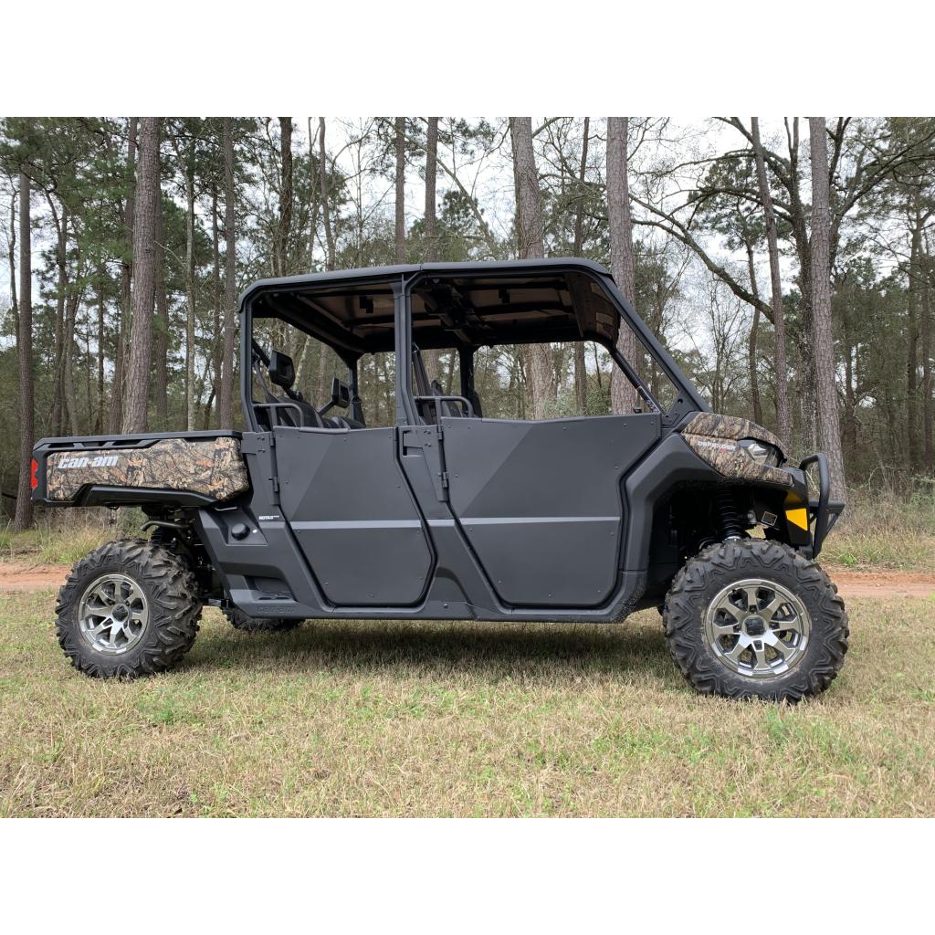 Rival Powersports Rear Half Doors Defender Max | 2444.7276.2 - MojoMotoSport.com
