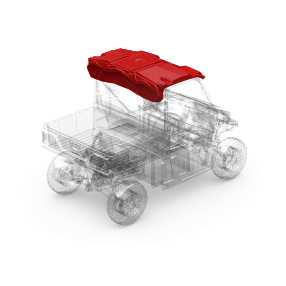 Rockford Fosgate Front Audio Roof 2018+ Polaris Ranger 2-Door Select Models | RNGR18-ROOF2M2