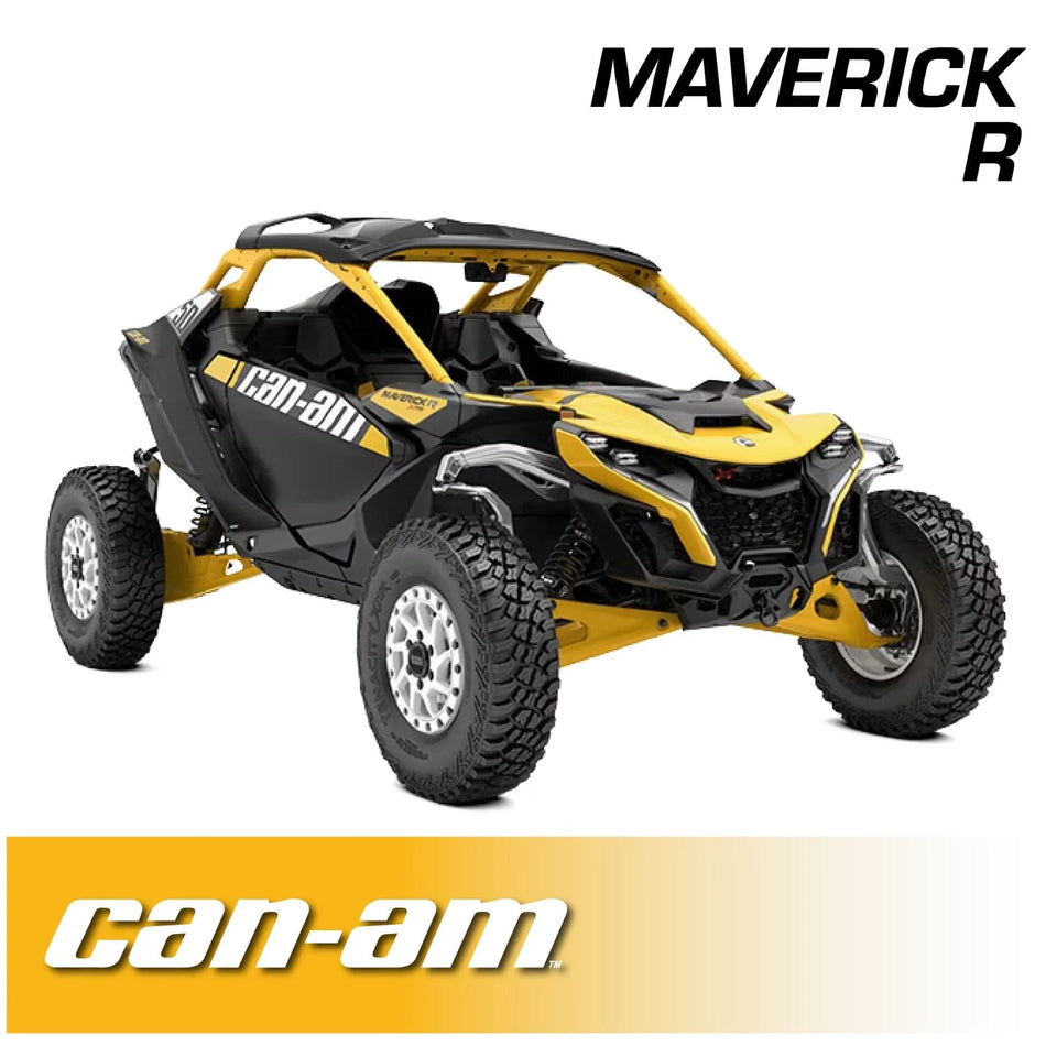 Rugged Radios Complete Communication Kit w/ Rocker Switch Bluetooth Intercom & 2-Way Radio for Can-Am Maverick R