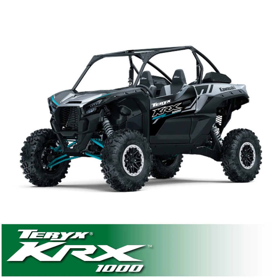 Rugged Radios Complete Communication Kit w/ Bluetooth Intercom & 2-Way Radio for Kawasaki Teryx KRX