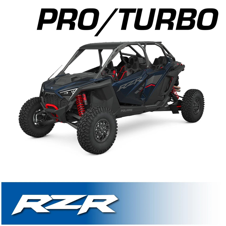 Rugged Radios Complete Communication Kit w/ Bluetooth Intercom & 2-Way Radio for Polaris RZR PRO XP & Turbo/Pro R
