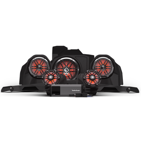 Rockford Fosgate 24+ Polaris RZR XP Stage 6 Aftermarket 1,500-Watt Audio System w/ Ride Command | RZR24RCXP-STG6