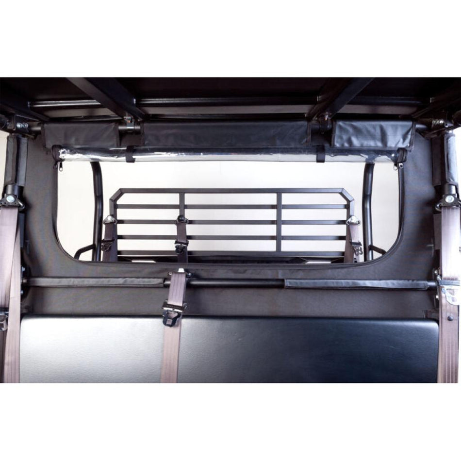 SEIZMIK Soft Rear Windshield & Dust Panel Fits Kawasaki Mule Pro FX/FXT (2018 - 19) - MojoMotoSport.com