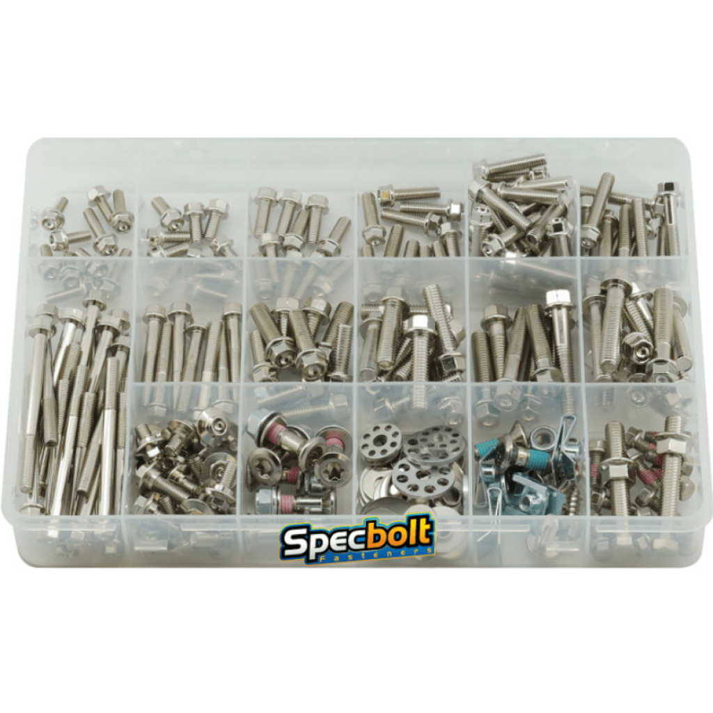 Specbolt - Beta 4 Stroke Nickel Wurks Bolt Kit for RR X - PRO RS & RR - S 350 - 500 | BETA - 4 - STROKE - NI - MojoMotoSport.com
