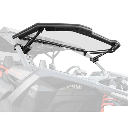 SuperaATV Can - Am Maverick X3 MaxDrive Power Flip Windshield - MojoMotoSport.com