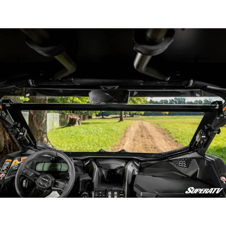 SuperaATV Can - Am Maverick X3 MaxDrive Power Flip Windshield - MojoMotoSport.com
