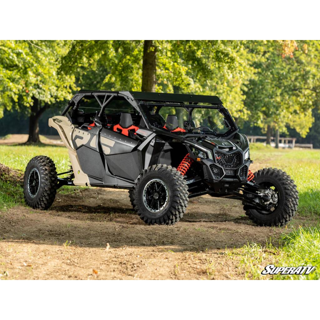 SuperaATV Can - Am Maverick X3 MaxDrive Power Flip Windshield - MojoMotoSport.com