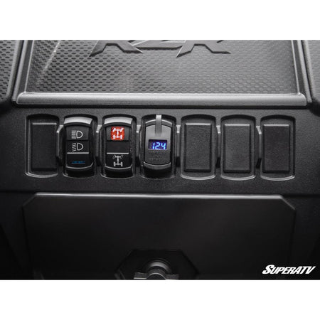 SuperATV 12 V UTV Voltmeter and Dual USB Charger - MojoMotoSport.com